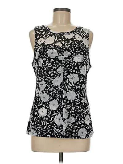 Pre-owned Cabi Sleeveless Blouse In Black