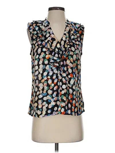 Pre-owned Cabi Sleeveless Blouse In Black