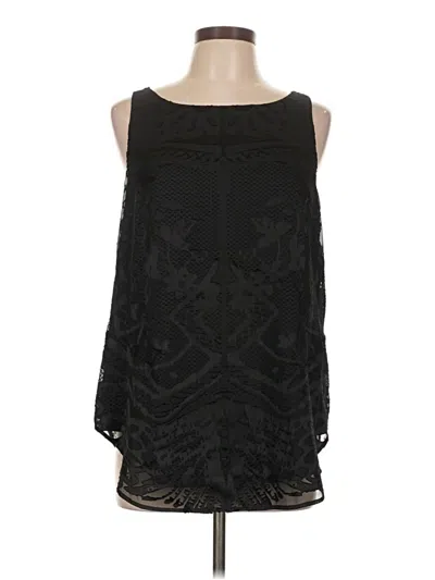 Pre-owned Cabi Sleeveless Blouse In Black