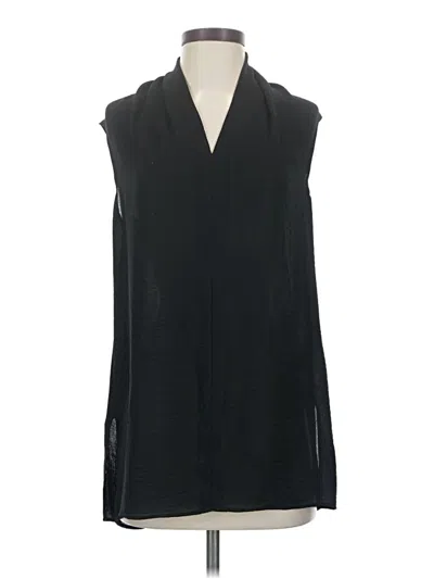 Pre-owned Cabi Sleeveless Blouse In Black