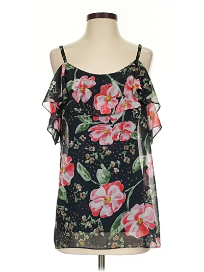 Pre-owned Cabi Sleeveless Blouse In Black