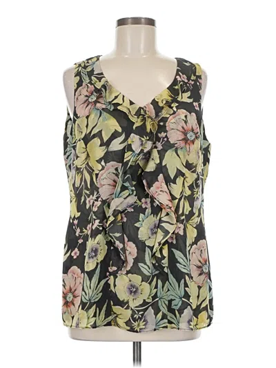 Pre-owned Cabi Sleeveless Blouse In Black