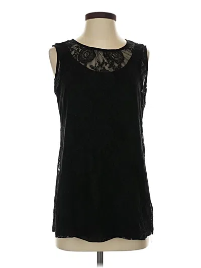 Pre-owned Cabi Sleeveless Blouse In Black