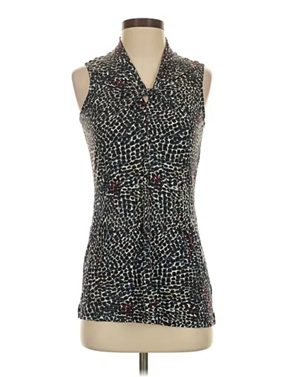 Pre-owned Cabi Sleeveless Blouse In Black