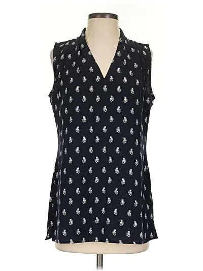 Pre-owned Cabi Sleeveless Blouse In Black