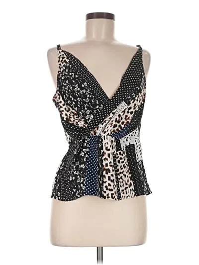 Pre-owned Cabi Sleeveless Blouse In Black