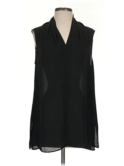 Pre-owned Cabi Sleeveless Blouse In Black