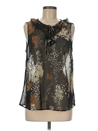 Pre-owned Cabi Sleeveless Blouse In Black