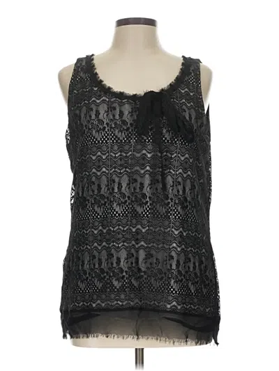Pre-owned Cabi Sleeveless Blouse In Black