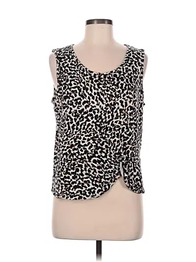 Pre-owned Cabi Sleeveless Blouse In Black