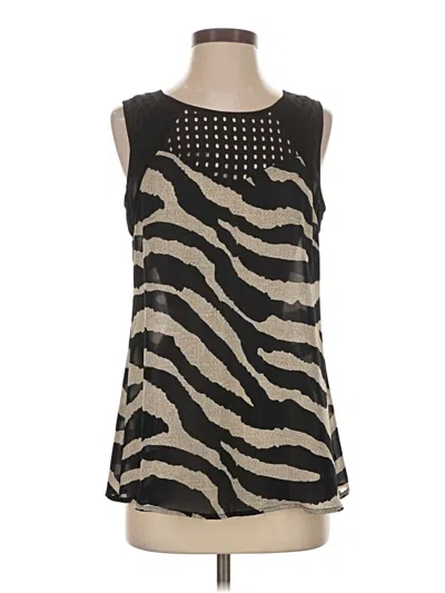 Pre-owned Cabi Sleeveless Blouse In Black