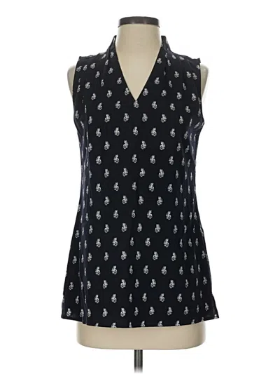 Pre-owned Cabi Sleeveless Blouse In Black