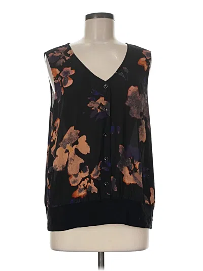 Pre-owned Cabi Sleeveless Blouse In Black