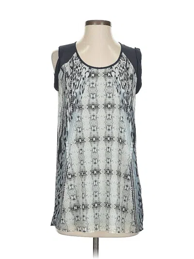 Pre-owned Cabi Sleeveless Blouse In Blue