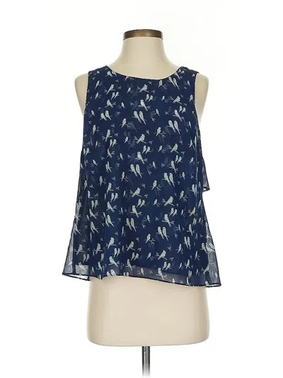 Pre-owned Cabi Sleeveless Blouse In Blue