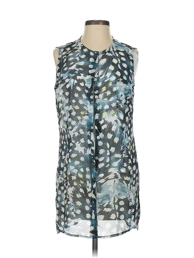 Pre-owned Cabi Sleeveless Blouse In Blue