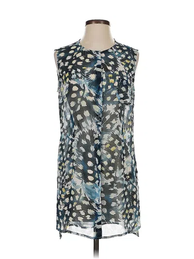 Pre-owned Cabi Sleeveless Blouse In Blue