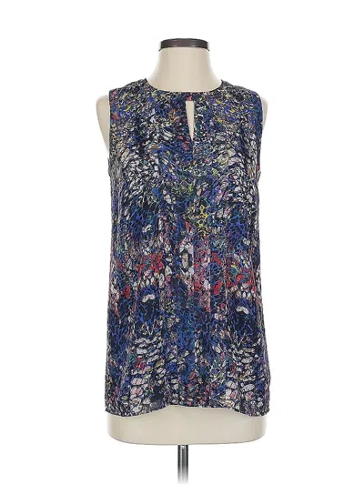 Pre-owned Cabi Sleeveless Blouse In Blue