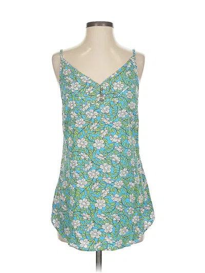 Pre-owned Cabi Sleeveless Blouse In Blue