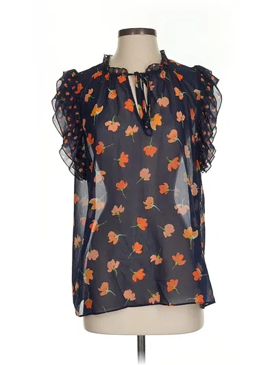 Pre-owned Cabi Sleeveless Blouse In Blue