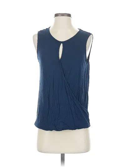 Pre-owned Cabi Sleeveless Blouse In Blue