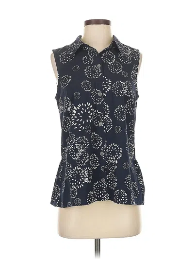 Pre-owned Cabi Sleeveless Blouse In Blue