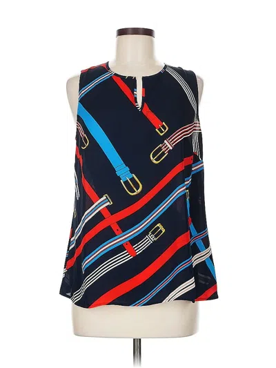 Pre-owned Cabi Sleeveless Blouse In Blue