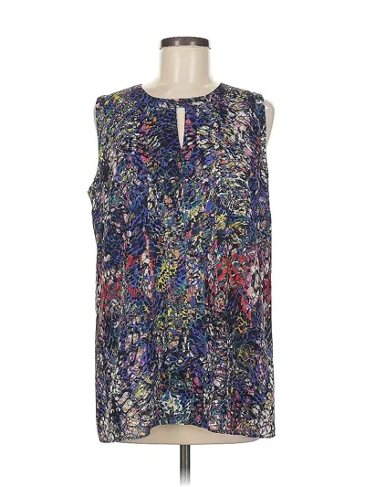 Pre-owned Cabi Sleeveless Blouse In Blue