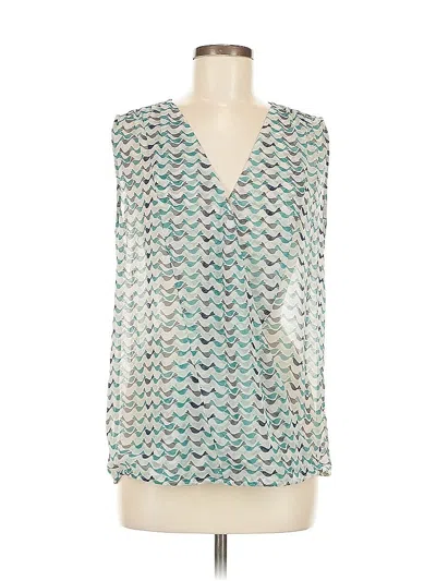 Pre-owned Cabi Sleeveless Blouse In Blue