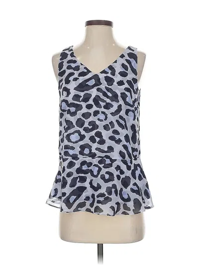 Pre-owned Cabi Sleeveless Blouse In Blue