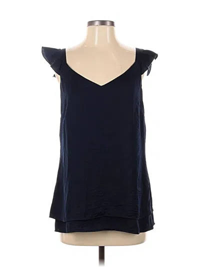Pre-owned Cabi Sleeveless Blouse In Blue