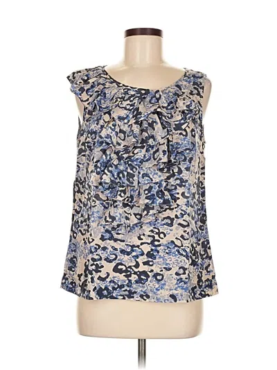 Pre-owned Cabi Sleeveless Blouse In Blue