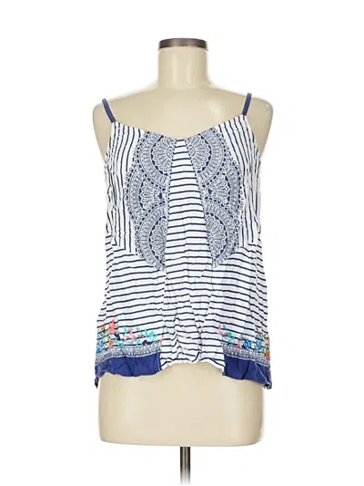 Pre-owned Cabi Sleeveless Blouse In Blue
