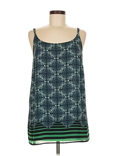 Pre-owned Cabi Sleeveless Blouse In Blue