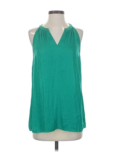 Pre-owned Cabi Sleeveless Blouse In Blue