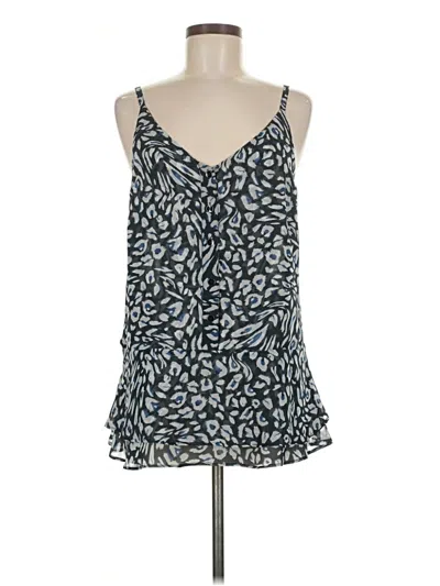 Pre-owned Cabi Sleeveless Blouse In Blue