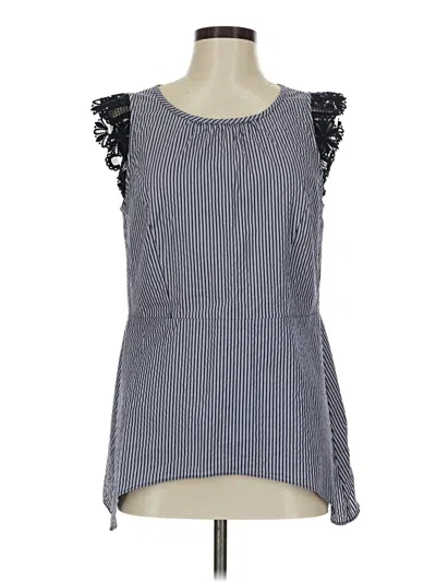 Pre-owned Cabi Sleeveless Blouse In Blue