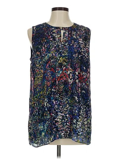 Pre-owned Cabi Sleeveless Blouse In Blue