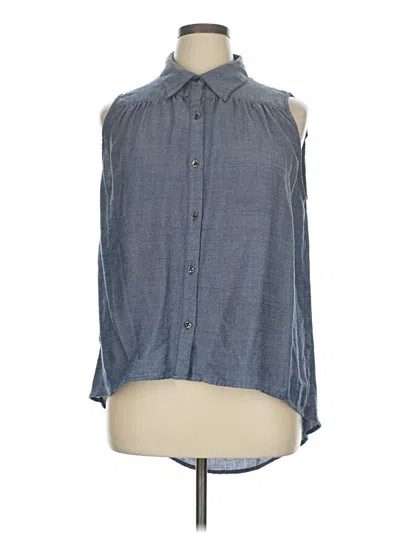 Pre-owned Cabi Sleeveless Blouse In Blue