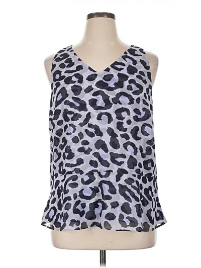 Pre-owned Cabi Sleeveless Blouse In Blue