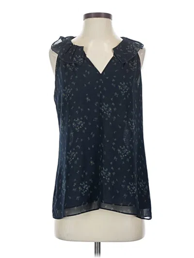 Pre-owned Cabi Sleeveless Blouse In Blue