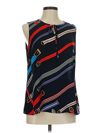 Pre-owned Cabi Sleeveless Blouse In Blue