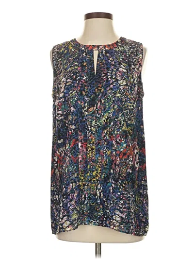 Pre-owned Cabi Sleeveless Blouse In Blue