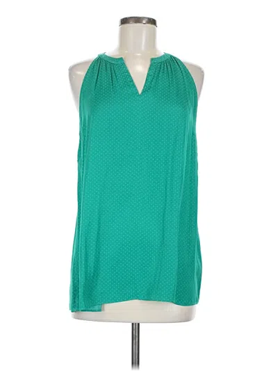Pre-owned Cabi Sleeveless Blouse In Blue