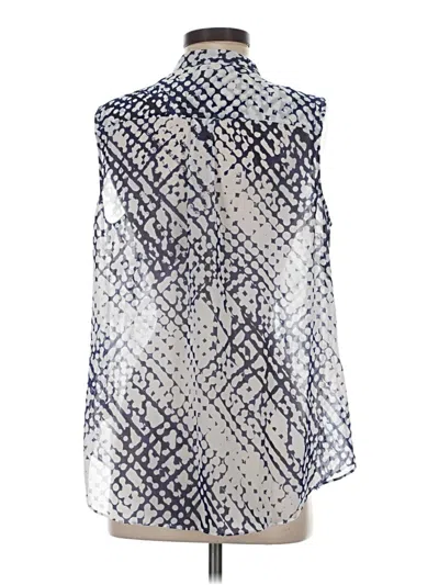 Pre-owned Cabi Sleeveless Blouse In Blue