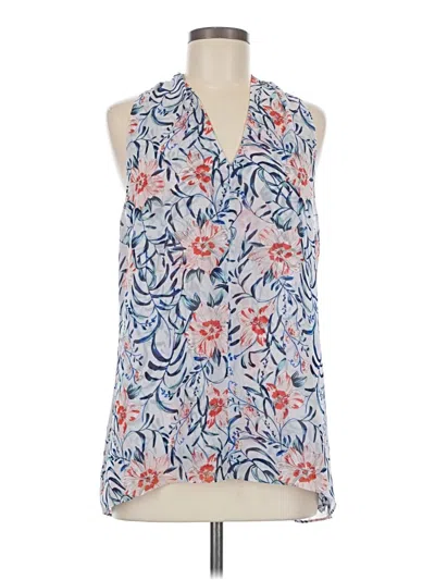 Pre-owned Cabi Sleeveless Blouse In Blue
