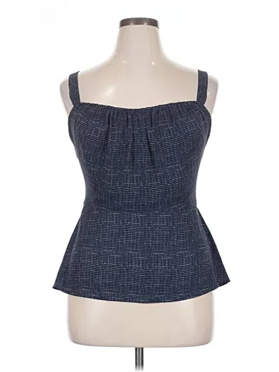 Pre-owned Cabi Sleeveless Blouse In Blue