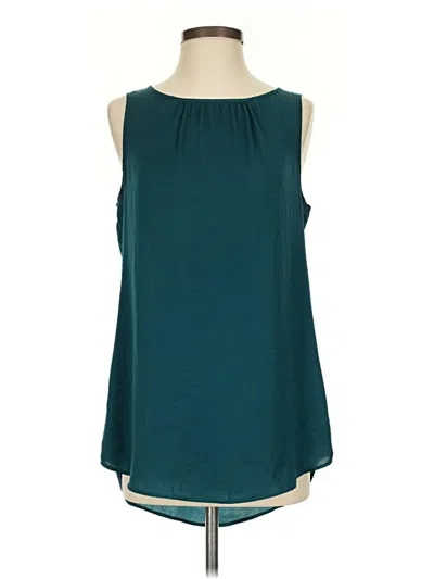Pre-owned Cabi Sleeveless Blouse In Blue
