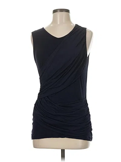 Pre-owned Cabi Sleeveless Blouse In Blue