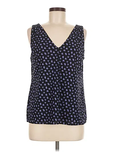 Pre-owned Cabi Sleeveless Blouse In Blue
